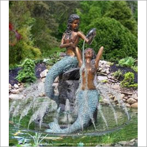 FRP Mermaid Fountain